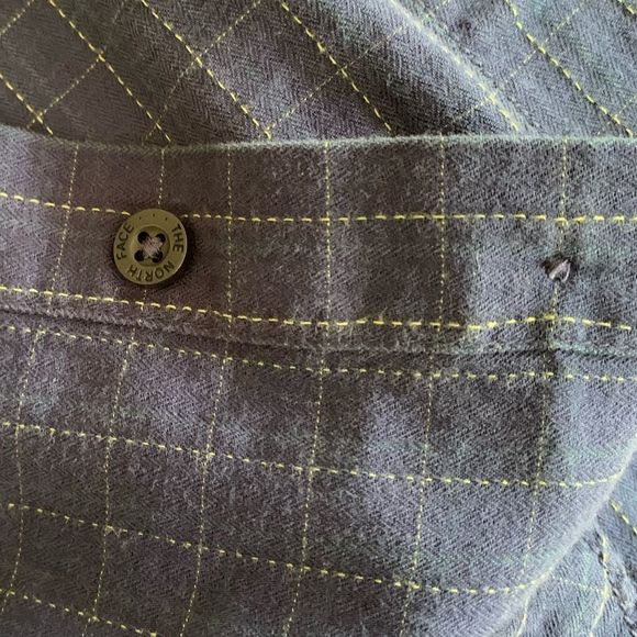 The north Face Dark Blue Long Sleeve Button Up - Picture 7 of 9